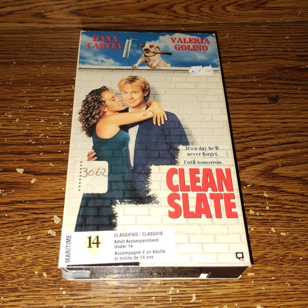 Clean Slate (VHS, 1994) Dana Carvey Valeria Golino
